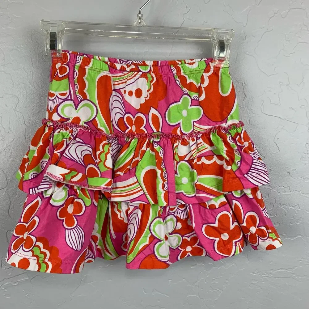 Lot Hanna Andersson Dress and Skort Size 8 Pink Dress Pink Floral Skort